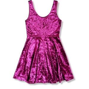 Crushed Velvet Dress Large